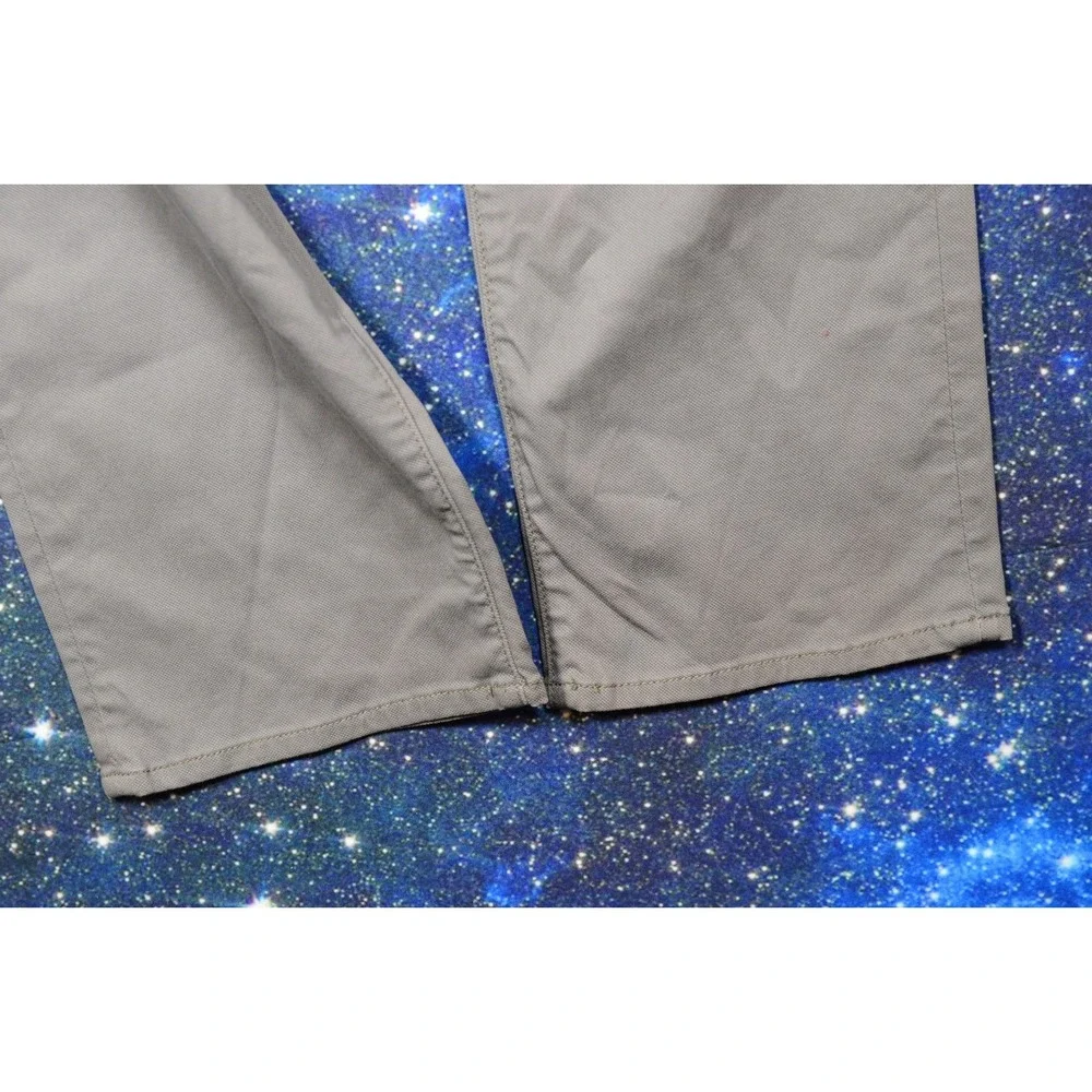 John Varvatos Jeans Mens 36x32 Gray Denim Straight Leg Stretch Skull Rivet Pants